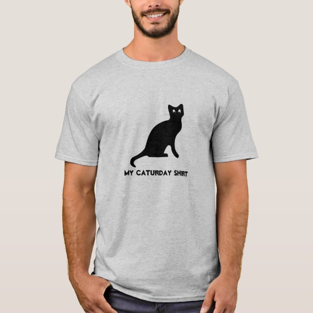 T-shirt Caturday (Devant)