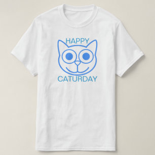 T-shirt Caturday heureux