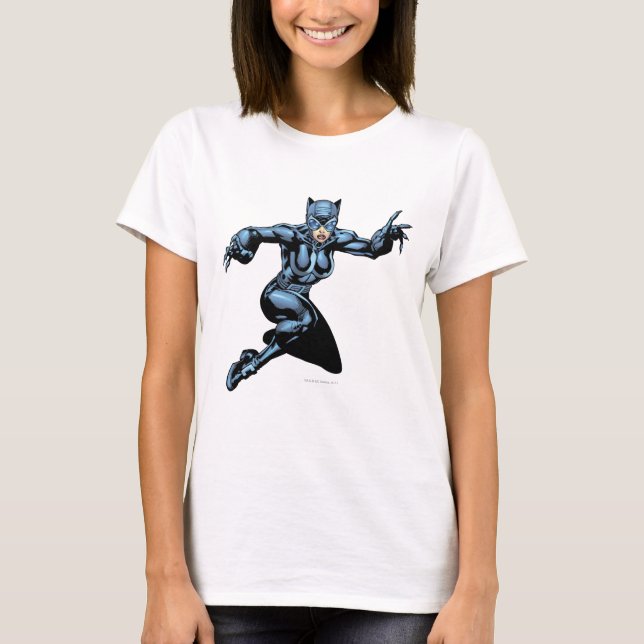 T-shirt Catwoman avec des lois (Devant)