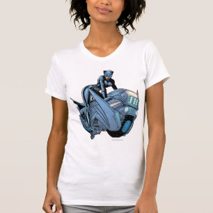 T-shirt Catwoman et vélo