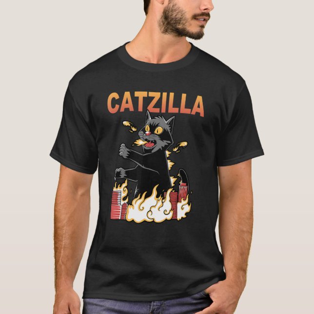 T-shirt catzilla (Devant)