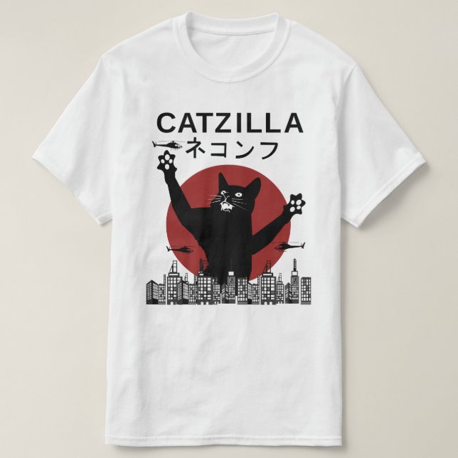 T-SHIRT CATZILLA (Design devant)