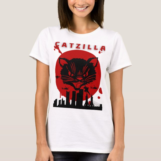 T-shirt catzilla (Devant)