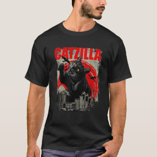 T-shirt Catzilla - Amoureux de Chat Mignon Kitten Chat T-S