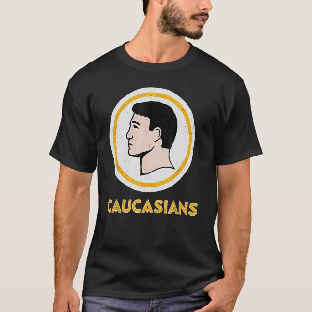 T-shirt Caucase Vintages caucasiens Fiers (Devant)