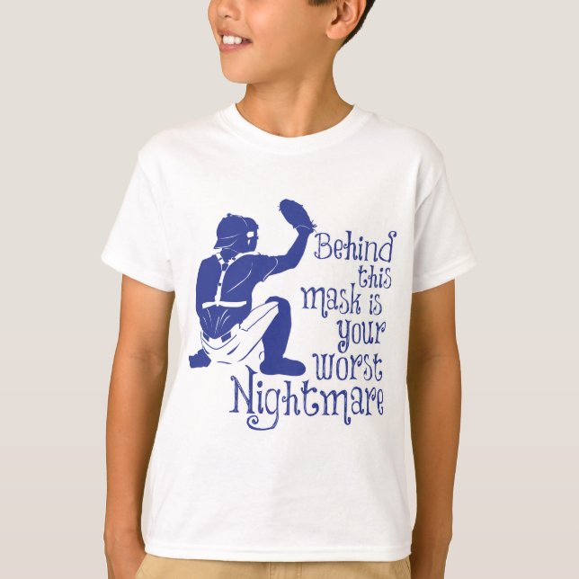 T-shirt Cauchemar, BLEU (Devant)