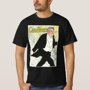T-shirt Caudieux par Toulouse Lautrec, Art Nouveau ancien