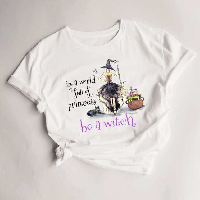 T-shirt Cauldron de la sorcière d'Halloween pour femmes (Créateur téléchargé)