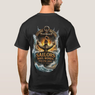 T-shirt Cautionnement de marins 3D Splash Down