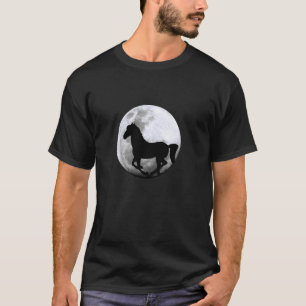 T-shirt Cavalerie de lune équestre