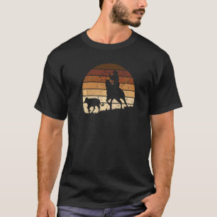 T-shirt Cavalerie Séparée Cowgirl Afro-Américaine Rodeo Ca