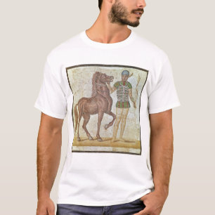 T-shirt Cavalier de cheval dans des couleurs de emballage