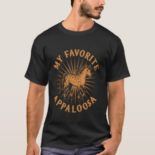 T-shirt Cavalier de cheval de loisir Appaloosa équitation