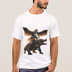 T-Shirt Cavalier de Dragon – Puissance en Mouvemen