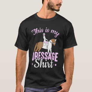 T-shirt Cavalier de Dressage Entraînement du Cheval C'est