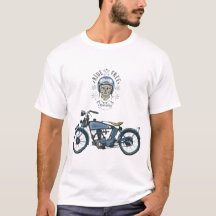 cavalier de moto et vieille motocyclette, couleur