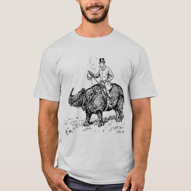 T-shirt Cavalier de rhinocéros (Devant)