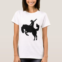Cavalier de Rodéo sur un Cheval