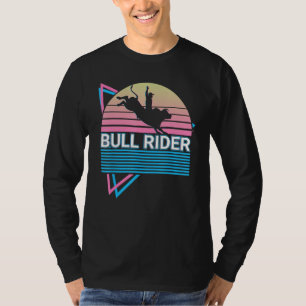 T-shirt Cavalier de taureau Rodéo de taureau