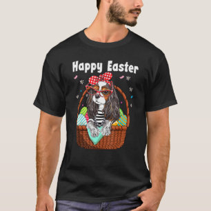 T-shirt Cavalier King Charles Espaniel mignonne Bonne Pâqu