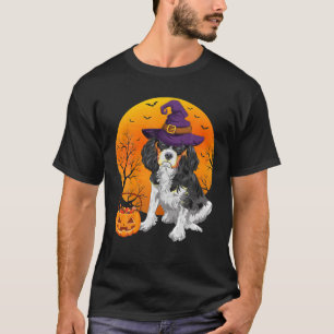 T-shirt Cavalier King Charles Spaniel Casquette de sorcièr