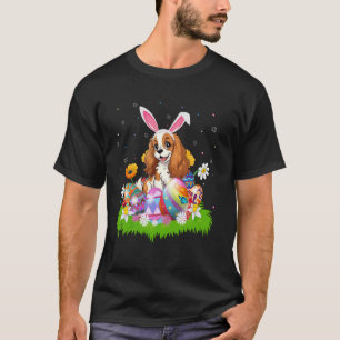 T-shirt Cavalier King Charles Spaniel Chasse aux œufs de P