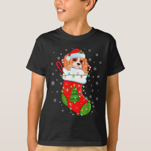 T-shirt Cavalier King Charles Spaniel Chien Dans Noël Soc