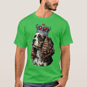 T-shirt Cavalier King Charles Spaniel chien portant une co