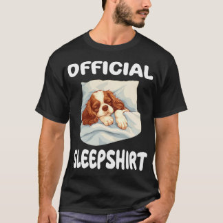 T-shirt Cavalier King Charles Spaniel Chien Sommeil Offici