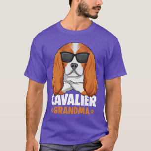 T-shirt Cavalier King Charles Spaniel Grand-mère Cadeau de