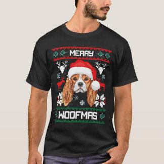 T-shirt Cavalier King Charles Spaniel Joyeux Woofmas
