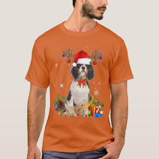 T-shirt Cavalier King Charles Spaniel Lumières de Noël San