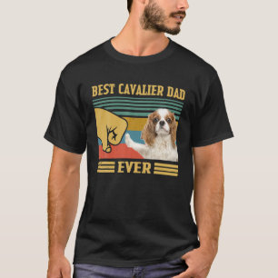 T-shirt Cavalier King Charles Spaniel Meilleur Chien Papa 