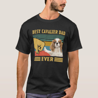 T-shirt Cavalier King Charles Spaniel Meilleur Chien Papa