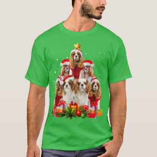 T-shirt Cavalier King Charles Spaniel Tree Xmas