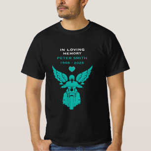 T-shirt Cavalier moto Funérailles de motard en mémoire