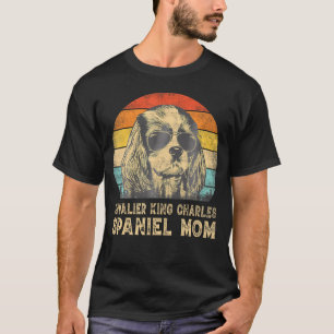 T-shirt Cavalier Roi Charles Spaniel Maman Chien Fête des