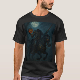 T-shirt Cavalier sans tête Steampunk Horreur Gothique