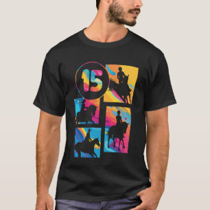 T-shirt Cavalière de 15 ans pour son anniversaire Amateur 