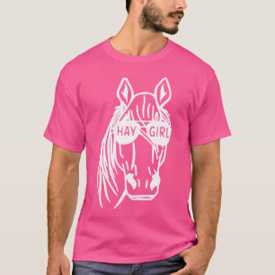 T-shirt Cavalière Élevage De Vaches Pouliche Amoureux De F