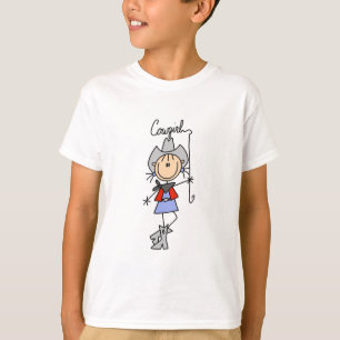 T-shirt Cavalière en bâtonnets avec Lasso
