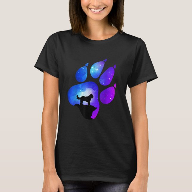 T-shirt Cavapoo Paw Dog  Mom Dad (Devant)
