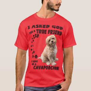 T-shirt Cavapoochon Citation Maman Papa Costume Lover, mig