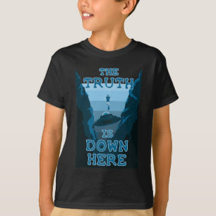 T-shirt Cave Diving & UFO - La vérité est ici