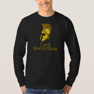 T-shirt Cave Magistram Attention À L'Enseignant Latin Lang