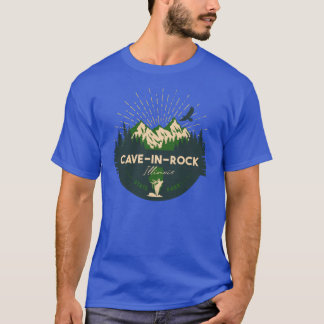 T-shirt CaveinRock State Park Illinois IL Badge Souvenir S