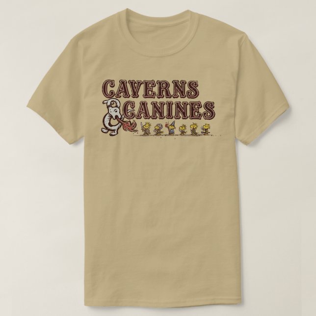 T-shirt Cavernes et Canines (Design devant)