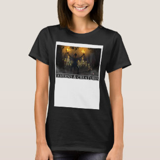 T-shirt Cavernes et créatures d'attaque de zombies
