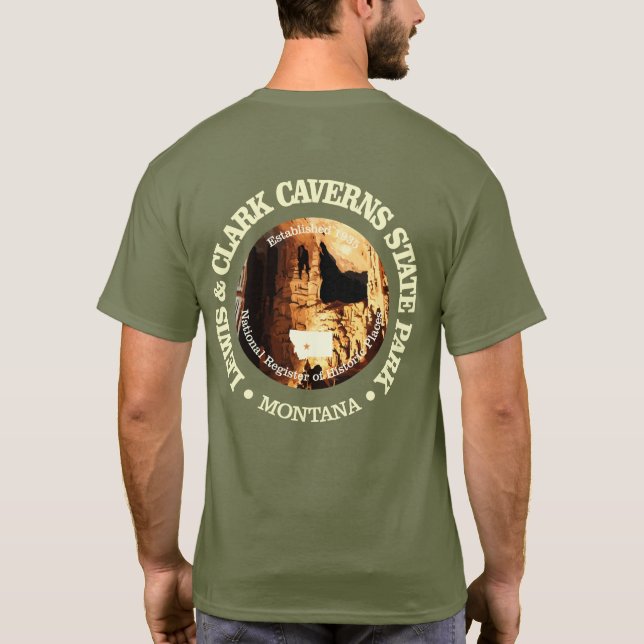 T-shirt Cavernes Lewis et Clark SP (Dos)