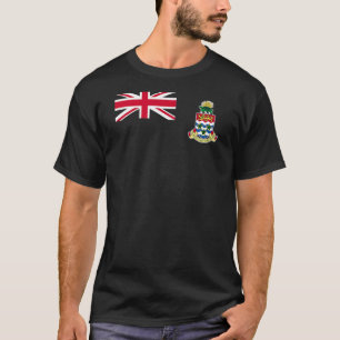 T-SHIRT CAYMAN ISLANDS FLAG GEORGE TOWN CARRIBEAN 2